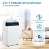 14000 BTU Portable Air Conditioner 3 in 1 with Remote Cool & Dual Motors & Auto Swing - 2 of 4