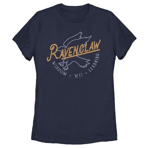 Women's Harry Potter Ravenclaw Silhouette T-Shirt - 1 of 4