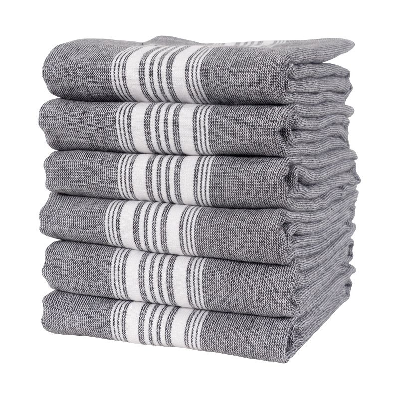 KAF Home Strada Reverse Terry Towel-Set Of 6, 1 of 5