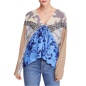 Free People Womens Aloha State of Mind Pullover Blouse - 1 of 1