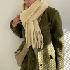 Zuppad Women Cashmere Feel Scarf, Soft Warm Winter Scarf for Cold Weather, Christmas Blanket Scarves Pashmina Shawl Wrap - 3 of 4