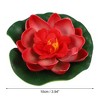 Unique Bargains Artificial Lotus Flower for Garden Ponds Pool Decoration - 4 of 4