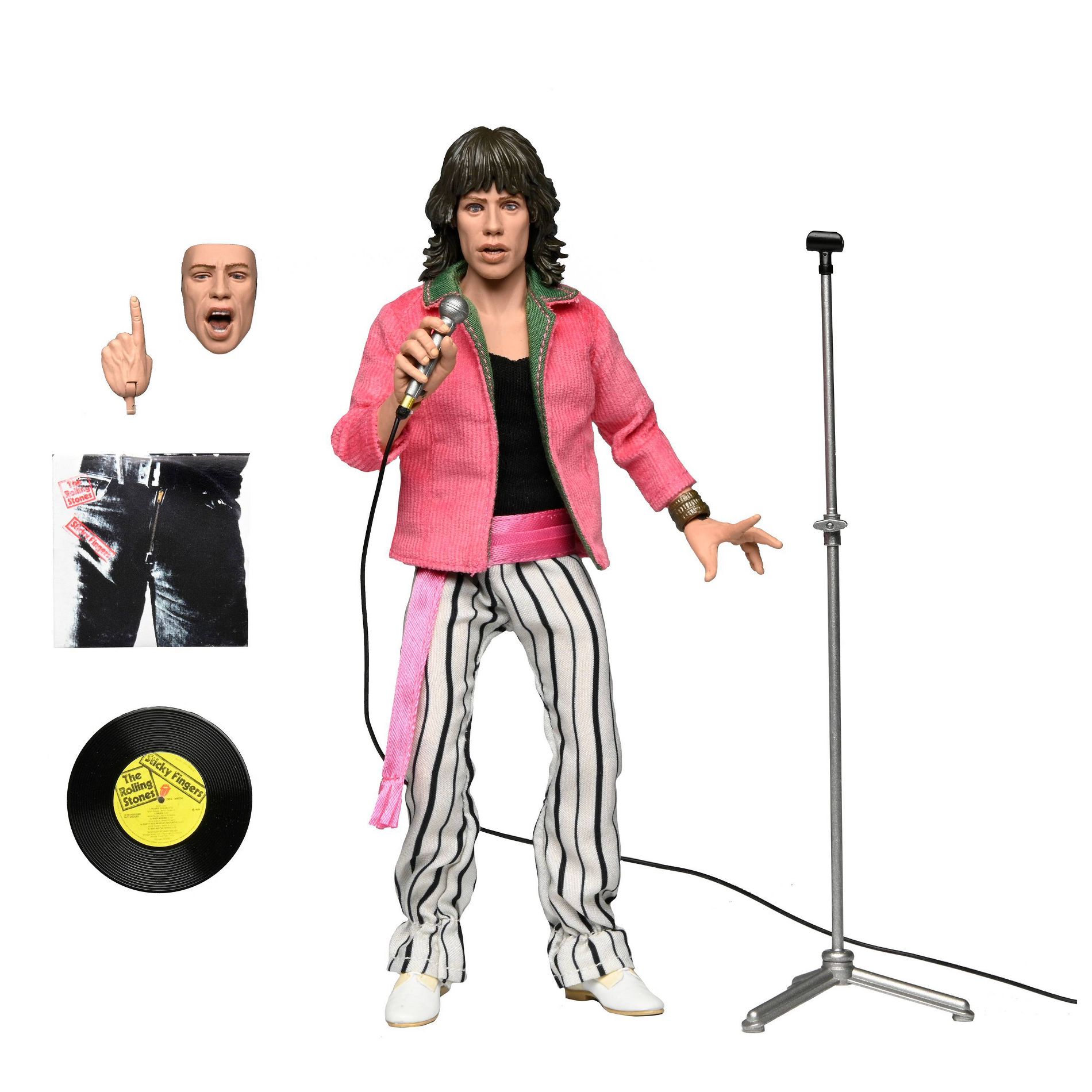 NECA The Rolling Stones Clothed Action Figure 8" - Mick Jagger (1975)