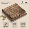 Zink Wooden Wall Backdrop - Wrinkle-Free Photo Studio Backdrop for Parties, Baby Showers, and More - 4 of 4