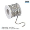 Unique Bargains Bags Clothing Decoration Crystal Rhinestone Sew on Close Claw Chain Trim - 2 of 4