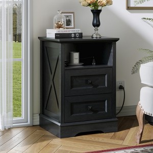 Farmhouse Wood Dresser for Bedroom - 1 of 4