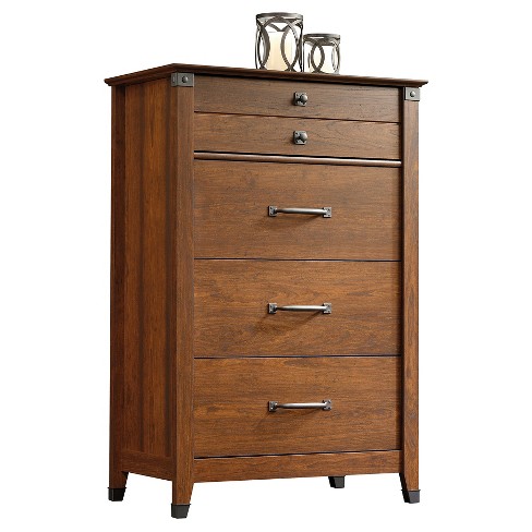 Carson Forge Chest Of Drawers Washington Cherry Sauder Target