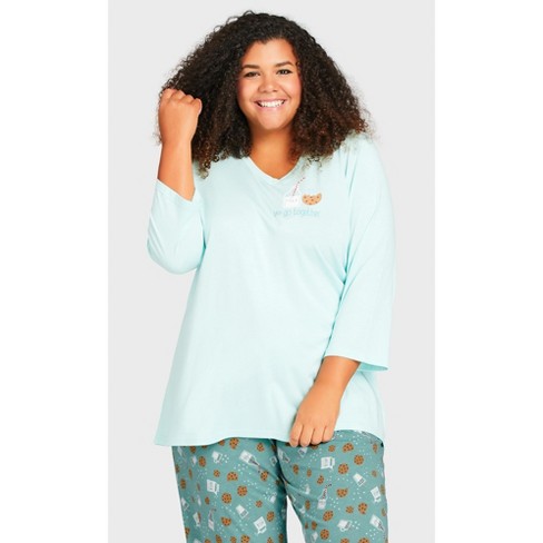 Target plus size online pyjamas