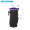 Unique Bargains Waterproof Shockproof Neoprene Cups Bag Camera Lens Bag 2 Pcs - 2 of 3