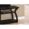 EveryRoom 3 Tier 2 Shelf TV Stand for TVs up to 60" Espresso: Laminated Particle Board, Metal Hardware - 3 of 4