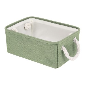 REGALWOVEN Cotton Collapsible Lightweight Sturdy Open Storage Bins 3 Pcs - 1 of 4