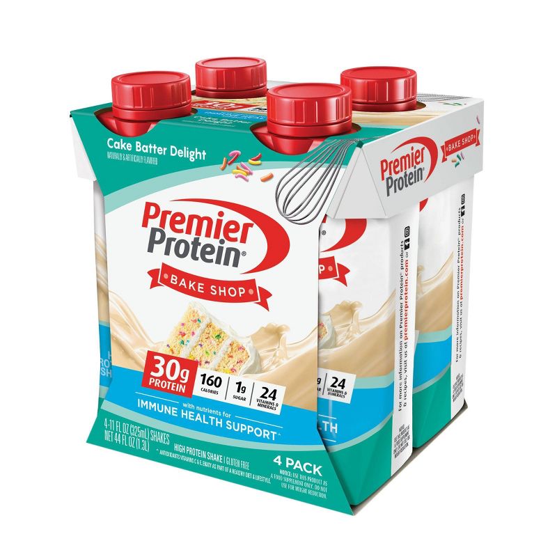 Premier Protein Nutritional Shake - Cake Batter - 11 fl oz/4pk, 1 of 7