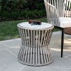 Melilani Round Outdoor Side Table - Natural - SEI - 2 of 4