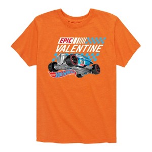 Boys' - Hot Wheels - Valentine's Epic Short Sleeve Graphic T-Shirt - 1 of 4