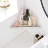 BWE Wall Mount 7.7 in. W x 12 in. D Triangular Bathroom Corner Shelf Shower Shelf Decorative Wall - 2 of 4