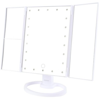 Brookstone Tri fold Led Light Up Vanity Mirror Target