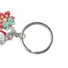 Unique Bargains Christmas Keychain Double Ring Zinc Alloy Multi-colored 1 Pc - 3 of 3