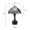 Chloe Lighting Liaison Tiffany-Style Antique Dark Bronze 1-Light Victorian Table Lamp 12" Shade - 4 of 4