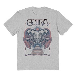 Gojira Men's Heads Stairs Short Sleeve Graphic Cotton T-Shirt - Sport Grey XL - 1 of 3