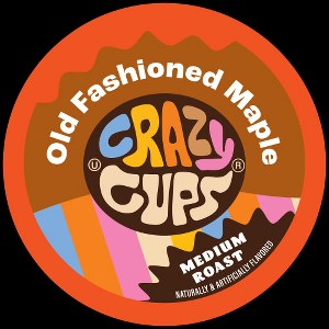Crazy Cups Old Fashioned Maple Flavored Coffee Pods - 1 of 3