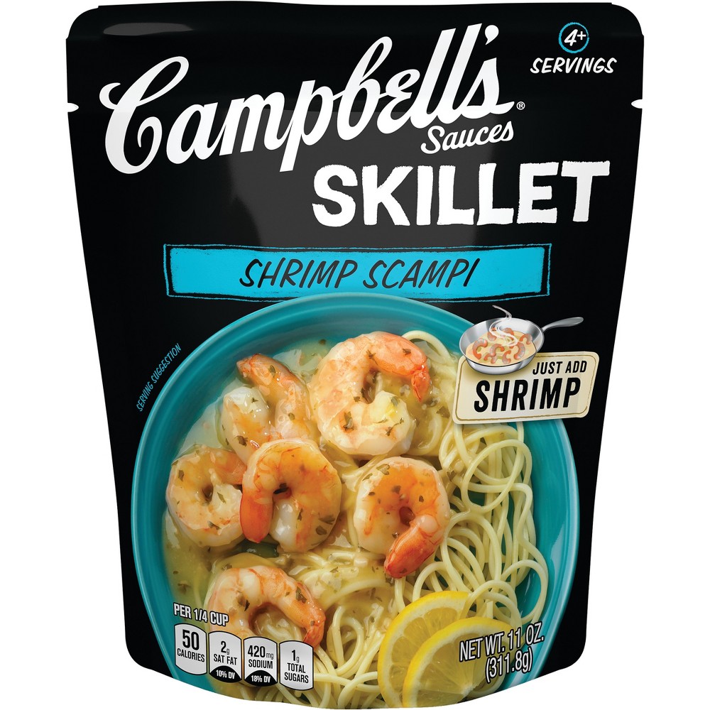 UPC 051000219138 product image for Campbell's Sauces Skillet Shrimp Scampi 11 oz | upcitemdb.com