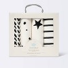 Flannel Baby Blanket - Cloud Island™ - Black/White - 4pk - 3 of 3