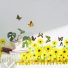 Slickblue Colorful Butterfly & Blooming Flowers Wall Stickers - Decorative Vinyl Decals for Living Rooms - 19.6"x27.5" - 2 of 3