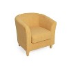 Modern Armchair Club Chairs Upholstered Club Chair Single Sofa Chair For Living Room,yellow-CENGHU - 2 of 4