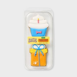 Hand Decorated Birthday Cinnamon Flavor Crunchy Dog Treats - Boots & Barkley™ 4.2oz/2pk - 1 of 3