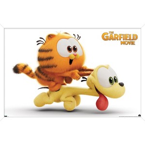 Trends International The Garfield Movie - Puppy and Kitten Framed Wall Poster Prints - 1 of 4