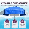 Kemp USA 6' Umbrella, Royal Blue / White - 4 of 4