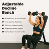 Amber Fight Gear Premium Adjustable Decline Bench, Durable Construction, Comfort, Hygiene, Stability, and Mobility for Effective Workouts - 4 of 4