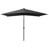 Garden Parasol Green Polyester 6.6 x 9.8 ft Foldable vidaXL - 3 of 4