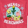 Men's - SpongeBob SquarePants - Merry Beachmas Patrick and Spongebob Short Sleeve Graphic T-Shirt - 2 of 4