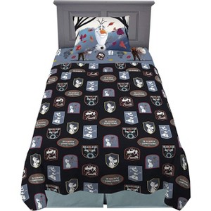 Disney Frozen 2 Olaf Kids Sheet Set – Super Soft Microfiber, Twin 3-Piece – Olaf, Kristoff & Sven Design - 1 of 4