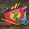 Gumby With Guitar You Rock Heart Makeup Cosmetic Bag Organizer Pouch - 2 of 4