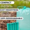 Sterline SimpleHuman Compatible Trash Bags - 50 Pack, 2.6-4 Gallons - Durable, Eco-Friendly Biodegradable - image 4 of 4