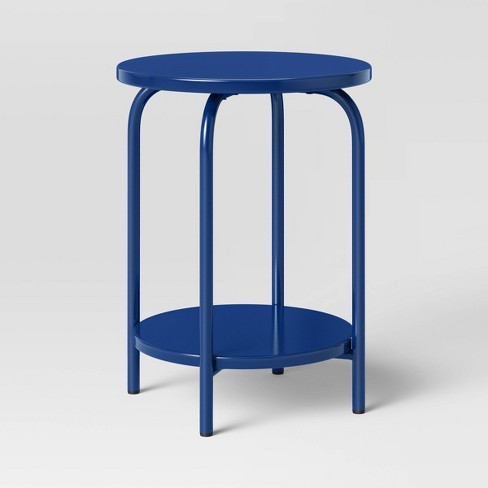 Navy blue nightstand sales target