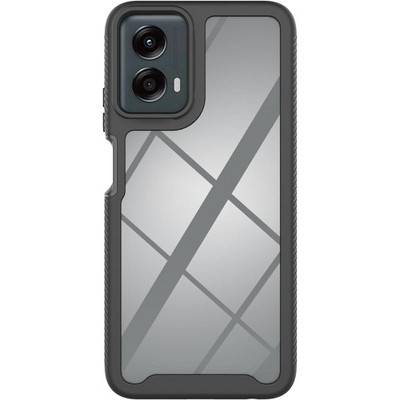 SAHARA - Raider Series Rugged Case for Motorola Moto G 5G (2024) - Clear/Black