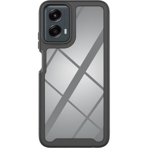 SAHARA - Raider Series Rugged Case for Motorola Moto G 5G (2024) - Clear/Black - 1 of 4