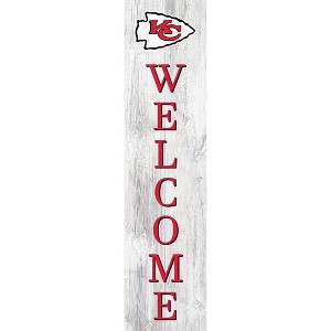 NFL Kansas City Chiefs 48" Welcome Leaner - 1 of 3