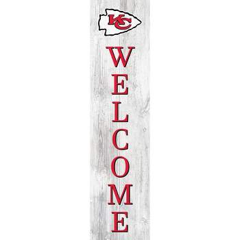 NFL Kansas City Chiefs 48" Welcome Leaner