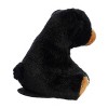 Aurora Mini Blake Bear Shoulderkins Adorable Stuffed Animal Black 4.5" - 3 of 4
