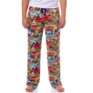Seven Times Six The Simpsons Lounge Pants Men's Krusty Clown Sleep Pajamas - 1 of 4