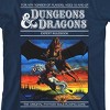 Bioworld Dungeons & Dragons Expert Rule Book Cover Youth Navy Blue Short Sleeve Crew Neck Tee - image 2 of 3