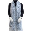 Wrapables Lightweight Winter Holiday Christmas Scarf, Snowmen & Snowflakes - 2 of 4