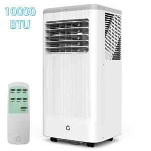Jojoka 10000 BTU Portable Air Conditioner with Heater, Dual Hose, Quiet Sleep Mode, Dehumidifier & Fan – Remote & Window Kit Included - 1 of 4