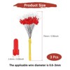 Unique Bargains Silicone Weather Resistant High Wear Resistance Elastic Fishing Bobber Stops 100 Pcs - 3 of 4