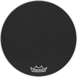 Remo Powermax 2 Ebony Crimplock Bass Drum Head - 1 of 2