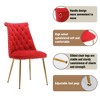 Clihome Velvet Dining Chairs Set of 2 - 4 of 4